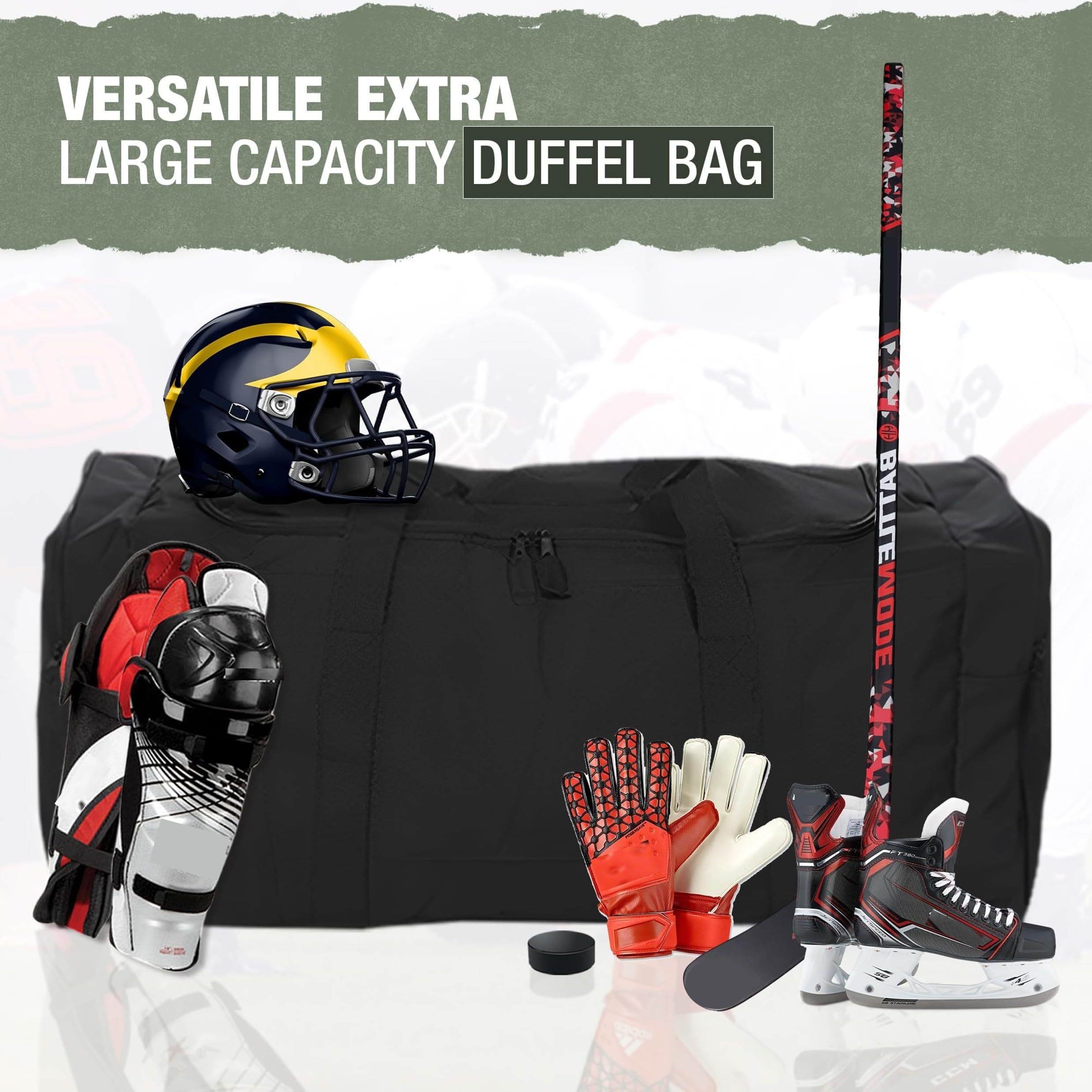 Jetstream Borsa da viaggio resistente multi tasca durevole sport palestra attrezzature da viaggio