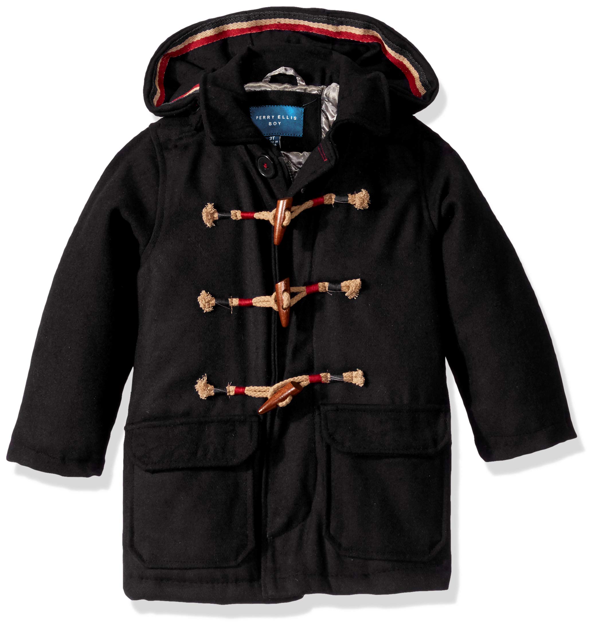 Perry Ellis Boys' Wool Duffle W/Americana Trims