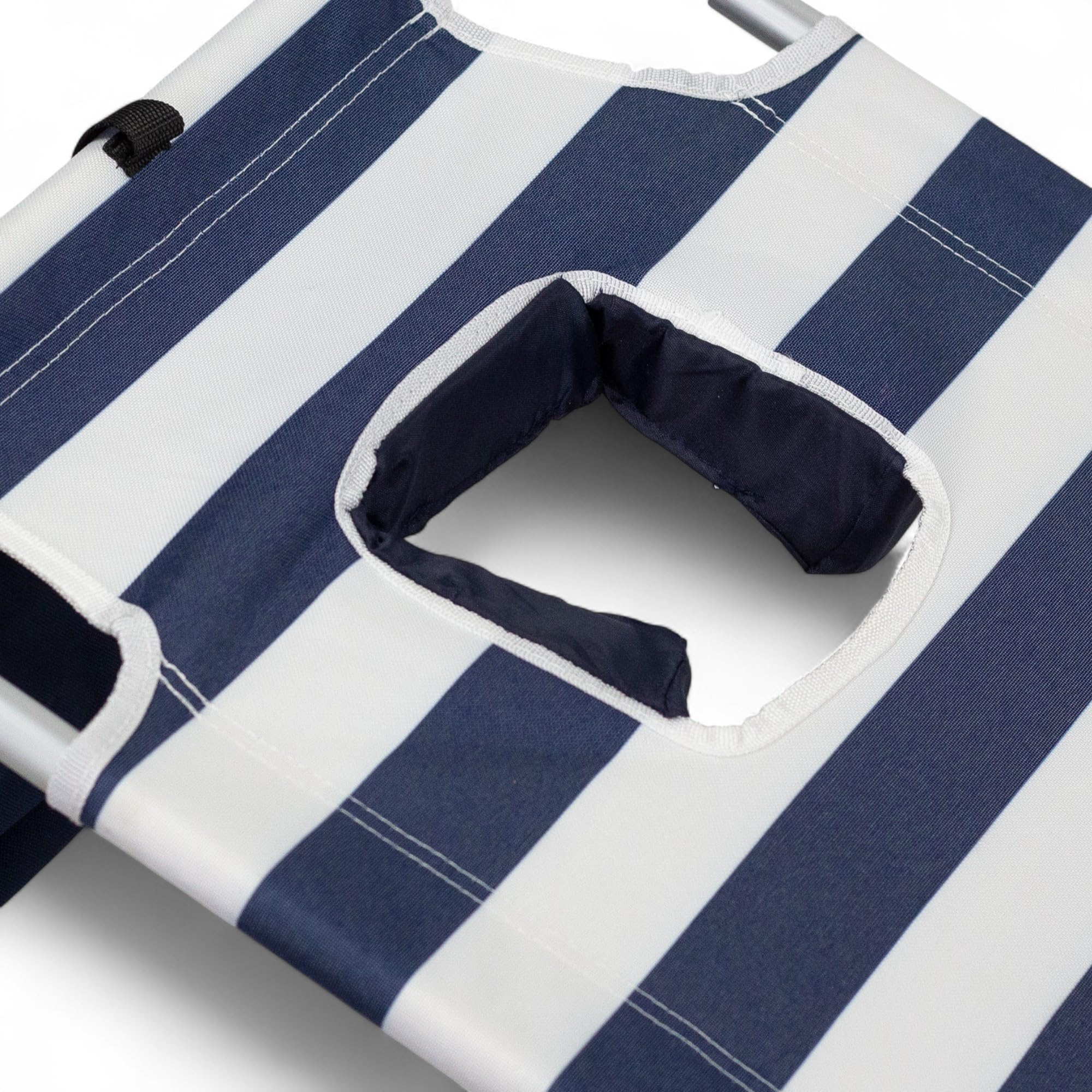 Pincho Silla Playa Plegable Reclinable Ligera Silla De Playa, Silla Plegable, Silla Reclinable con Mochila Y Bolsillos, Cadeira Dobrável con Reposacabezas Ajustable – Aluminio Marinero