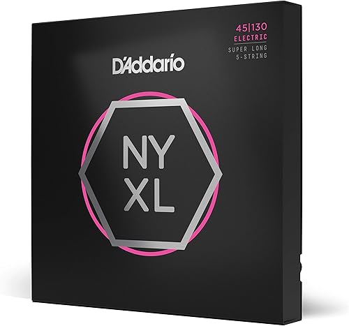 Miniatura 13 de D'Addario Cuerdas para Bajo, NYXL Chapadas en Níquel, NYXL50105, Calibre Medio 50-105, Escala Larga, Set de 4 Cuerdas, Paquete de 1