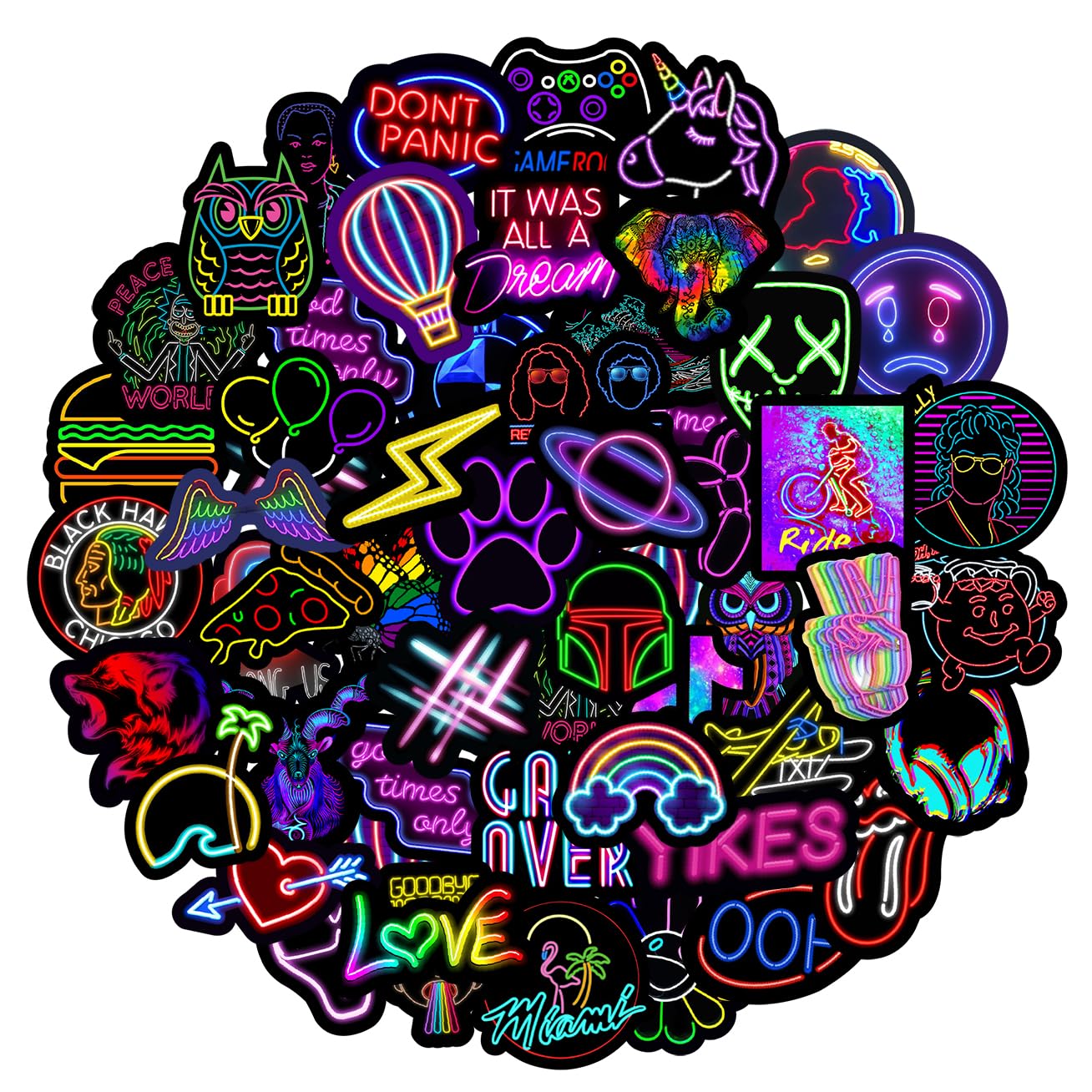 MarsForce PCS VSCO Stickers for Kids Teens Girls Adults, Cool Girly Stickers for Laptop Water Bottles Skateboard Helmet Luggage Guitar Car Motorcycle Bike Toy iPhone