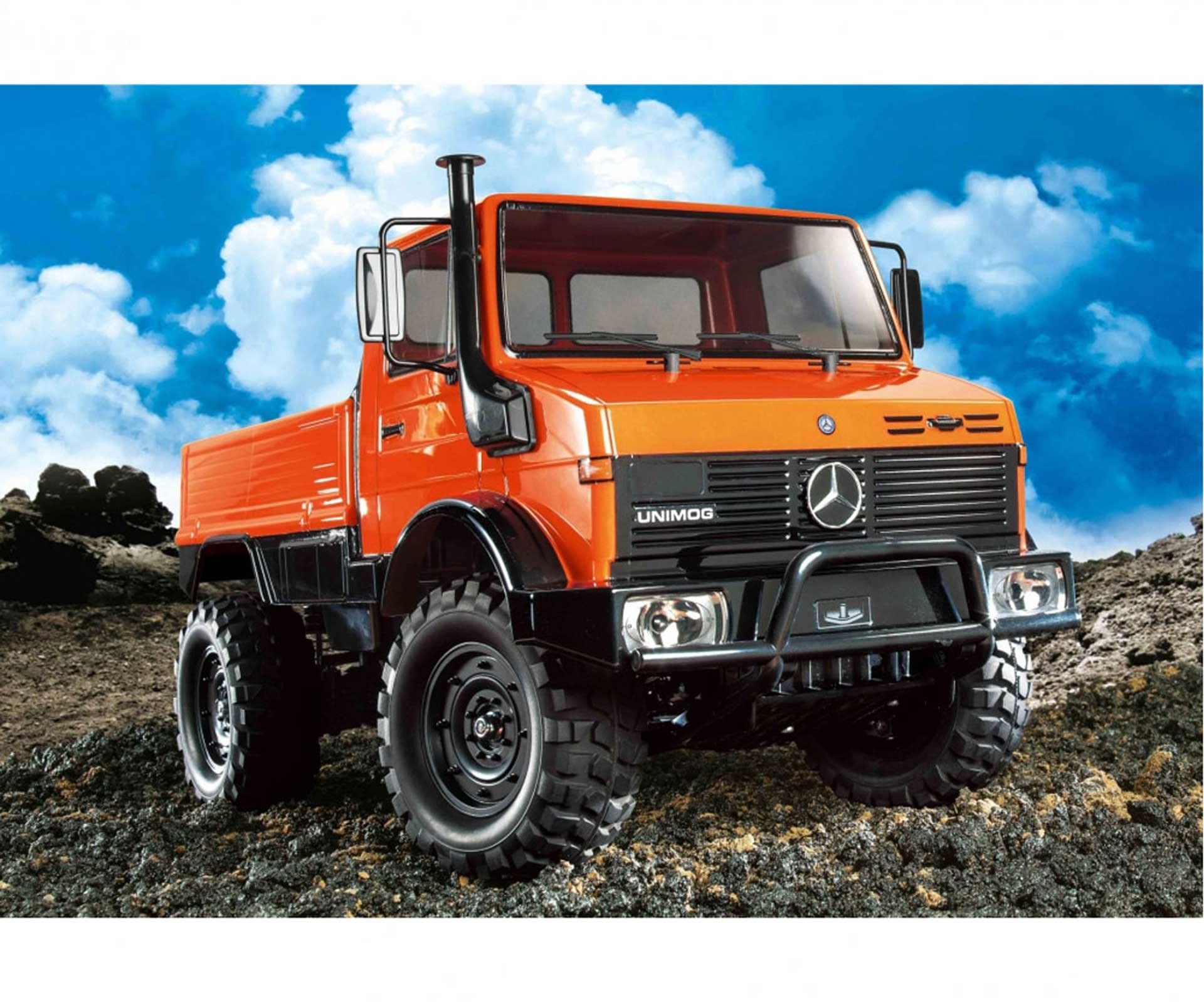 Tamiya Mercedes-Benz Unimog 425 Truck Cc-01, Orange, 58609-600