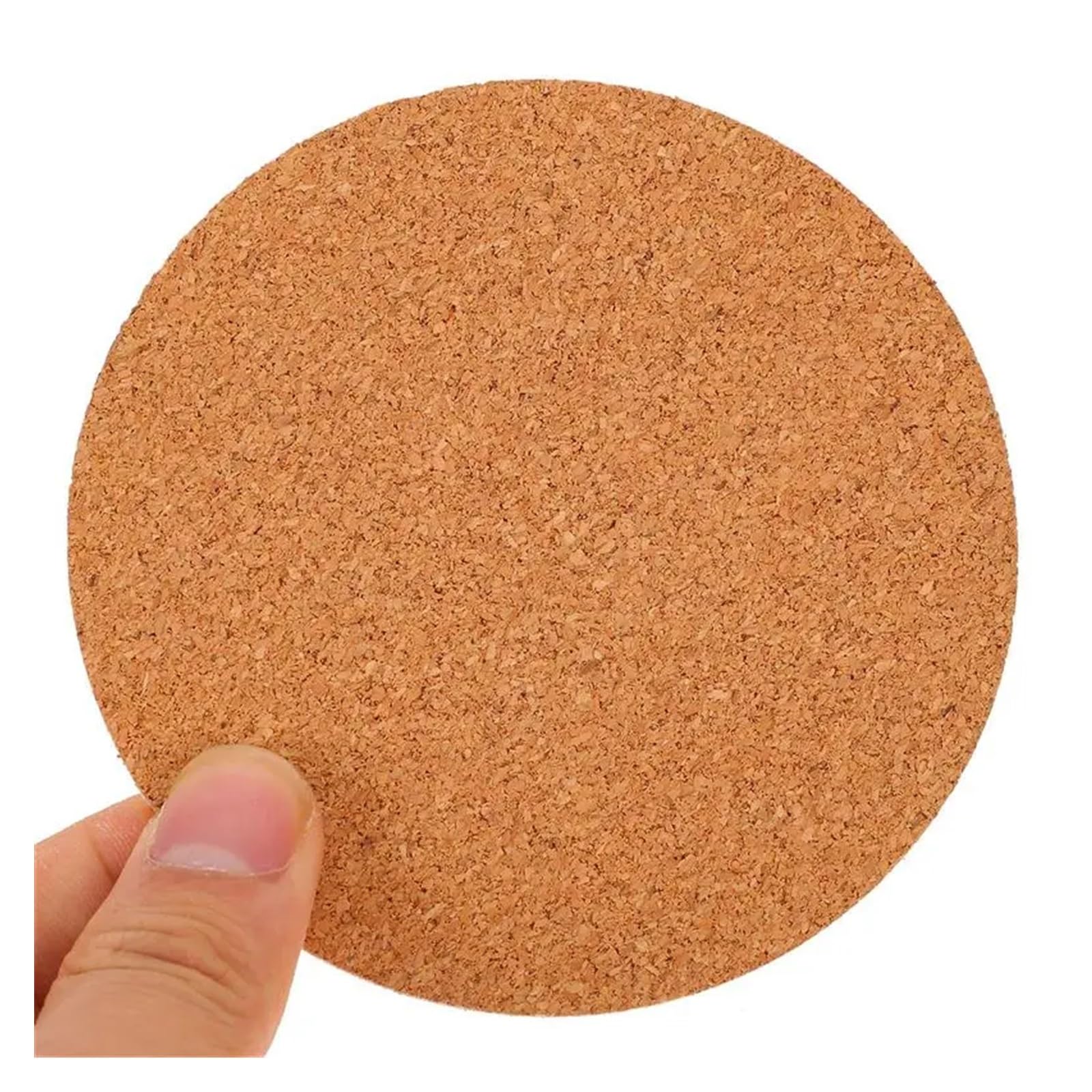sous-Verres en liège Auto-adhésifs, 100 pièces, sous-Verres for Boissons, Tapis de Tasse de Bureau, Coussins de Tasse, Dessous de Verre Rond, décoration de la Maison