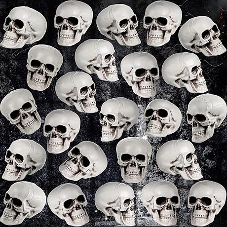 Realistic Halloween Styrofoam Skull Decorations: Elevate your Halloween Spook