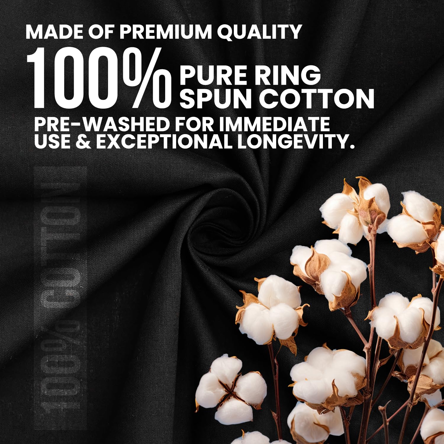 Smiry Lot De 4 Torchons De Cuisine 100 % Coton éponge Ultra Doux Et