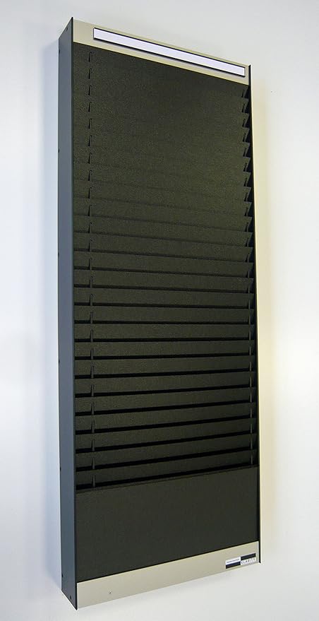 Job Card Rack for A4 Landscape Service Documents - 25 Pockets : Amazon ...