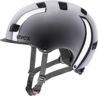 uvex hlmt 5 bike pro chrome - robust city helmet for men and women - individual size adjustment - optimised ventilation