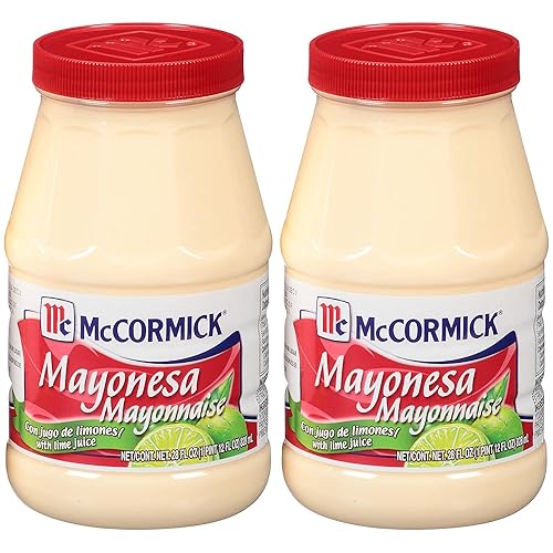 Mc Cormick Mayonesa con jugo de lima (28 onzas líquidas, 2 unidades) al por mayonesa de Cormick al por mayonesa con jugo de lima (28 onzas líquidas,
