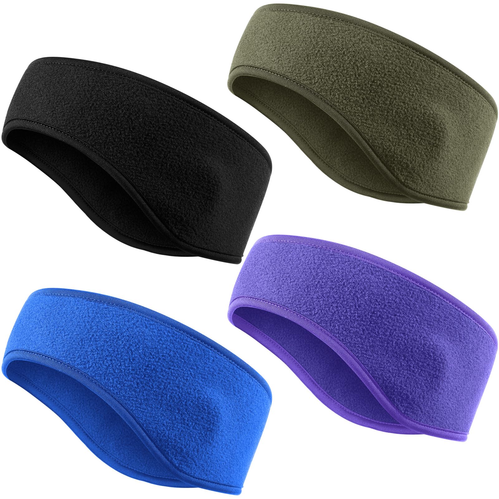 Syhood 4 Pcs Kids Ear Warmer Headband Winter Ear Muff
