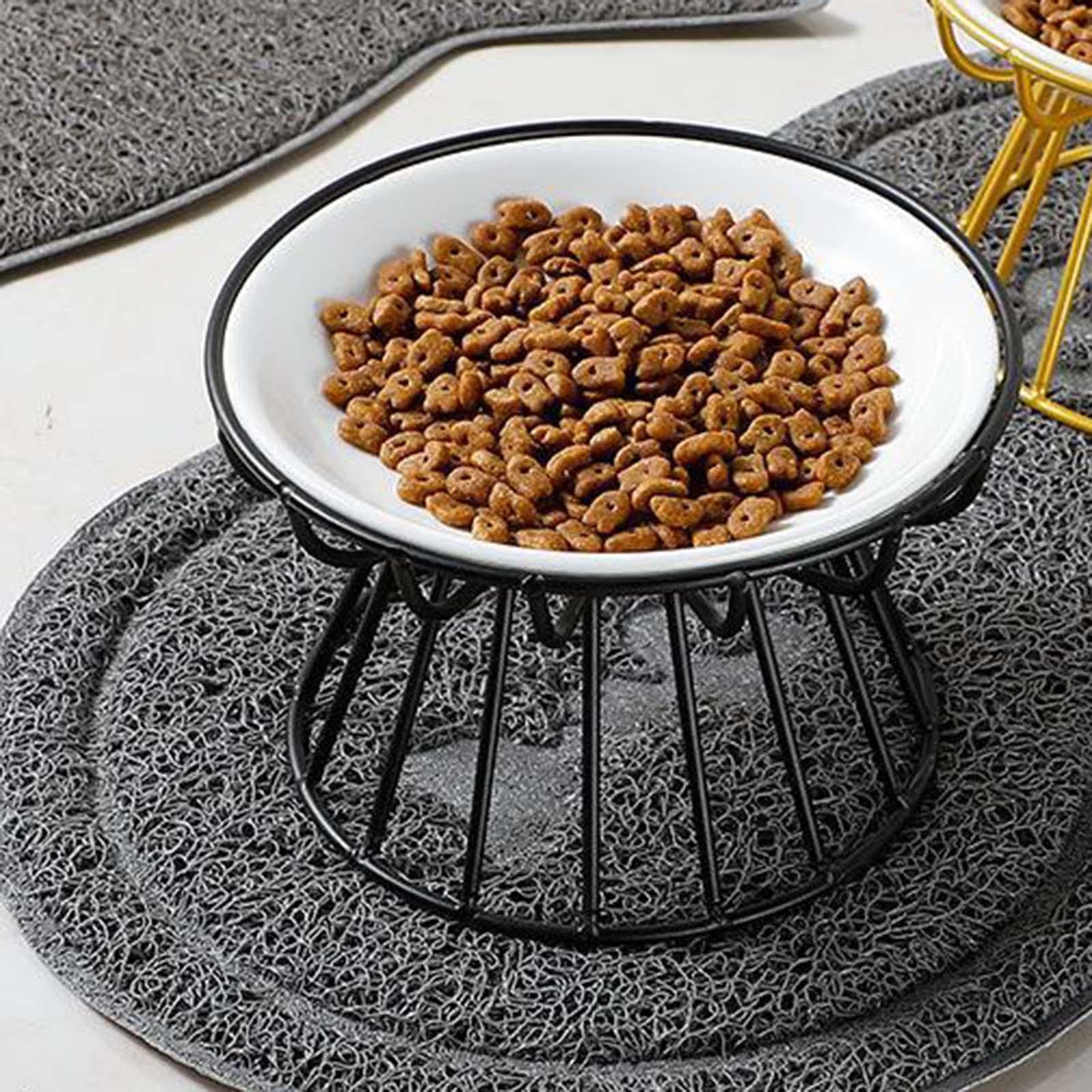 ATORSE® Pet Ceramic Bowl Pet Food Water Bowl Cat Food Bowl Cat Elevated Feeder Black Raised Stand (B0CB159HSD) Amazon Price History, Amazon Price Tracker