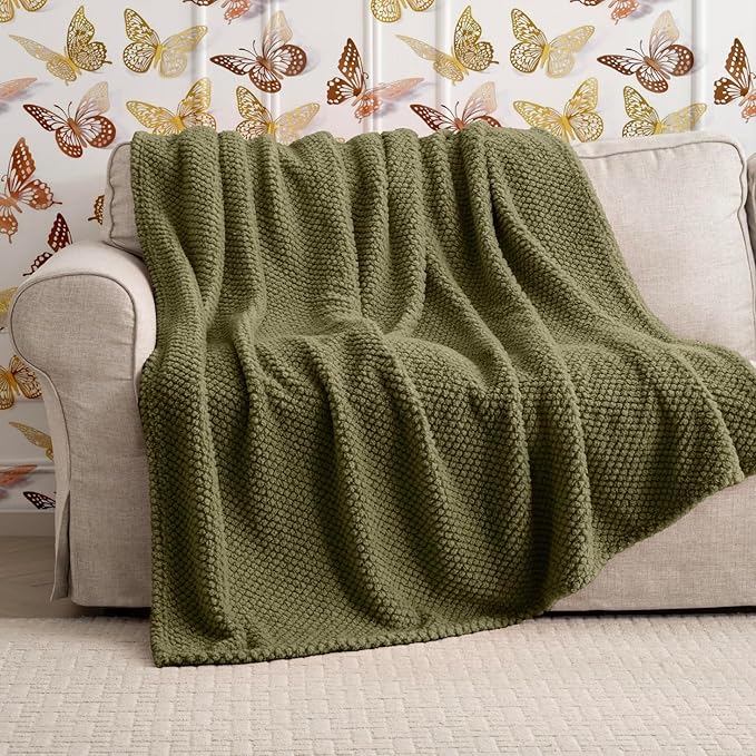Green XL Throw Blanket 50x70
