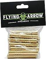 Vista 3 de Inserto de flecha de 100 granos para flechas de identificación .244 244 insertos de flecha Paquete de 12