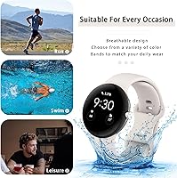 Vista 67 de Band Compatible with Google Pixel Watch 1/2/3/4 (41mm), Soft Silicone Sport Replacement Straps Bracelet for Google Pixel Watch 41mm