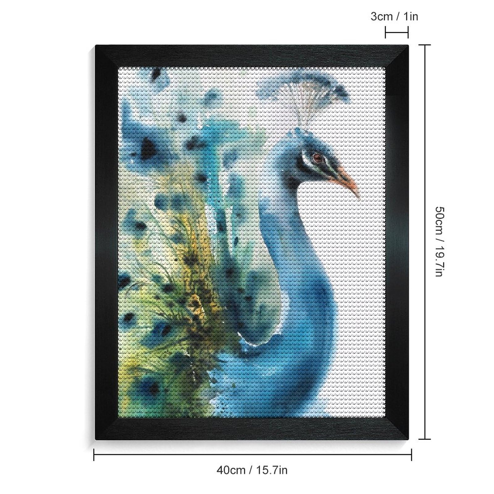 和風フレーム 狩野永徳「桜と孔雀」絵画 インテリア 壁掛け アート