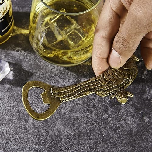 Miniatura 7 de Toucan Parrot - Abrebotellas de cerveza de vino para bares, barman hombres y mujeres, Acción de Gracias, Halloween, Navidad
