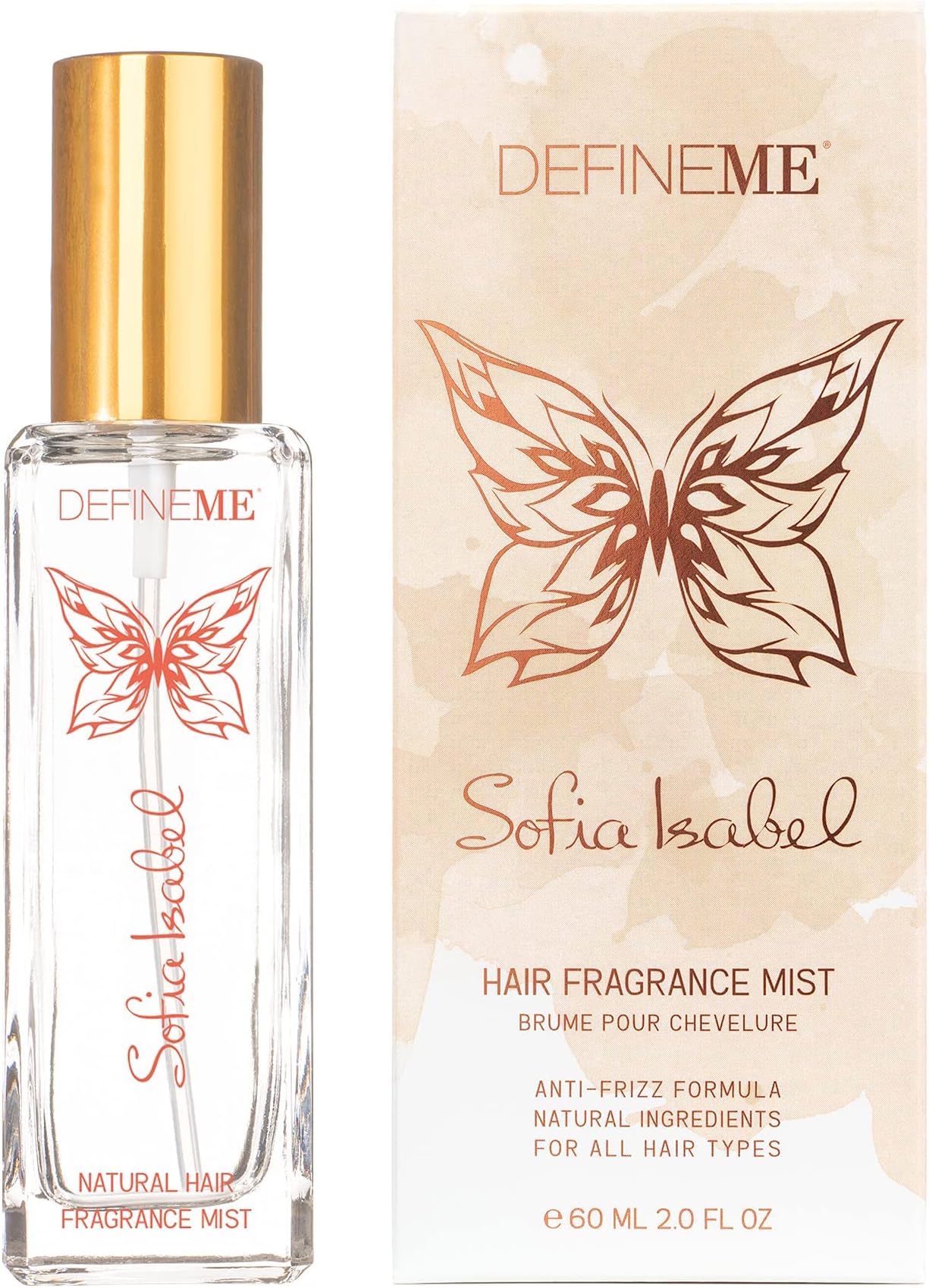 DefineMeNatural Hair Fragrance Mist, Sofia Isabel, 2 FL OZ, Hair Perfume