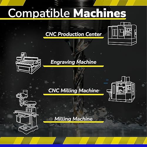 Miniatura 7 de SPEED TIGER ISEU - Brocas de enrutador en espiral de carburo, 14 pulgadas de diámetro, 1 pulgada de longitud de corte, 2 12 pulgadas OVL para