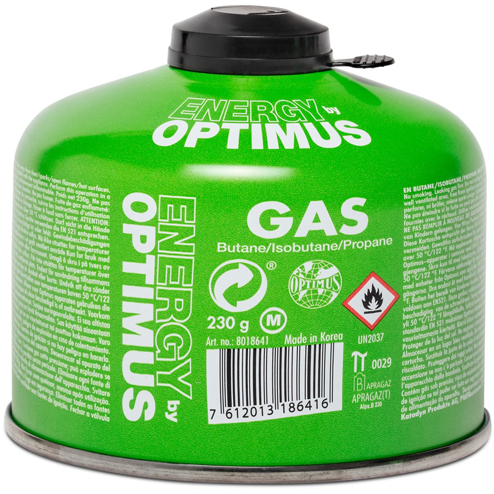 Optimus Gas 230 g, Butane/​Isobutane/​Propane