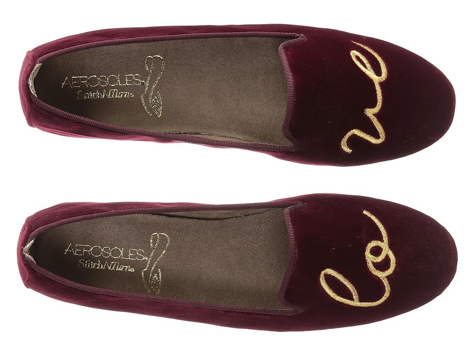 

Aerosoles Betunia (Wine Velvet Love) Women's Flat Shoes