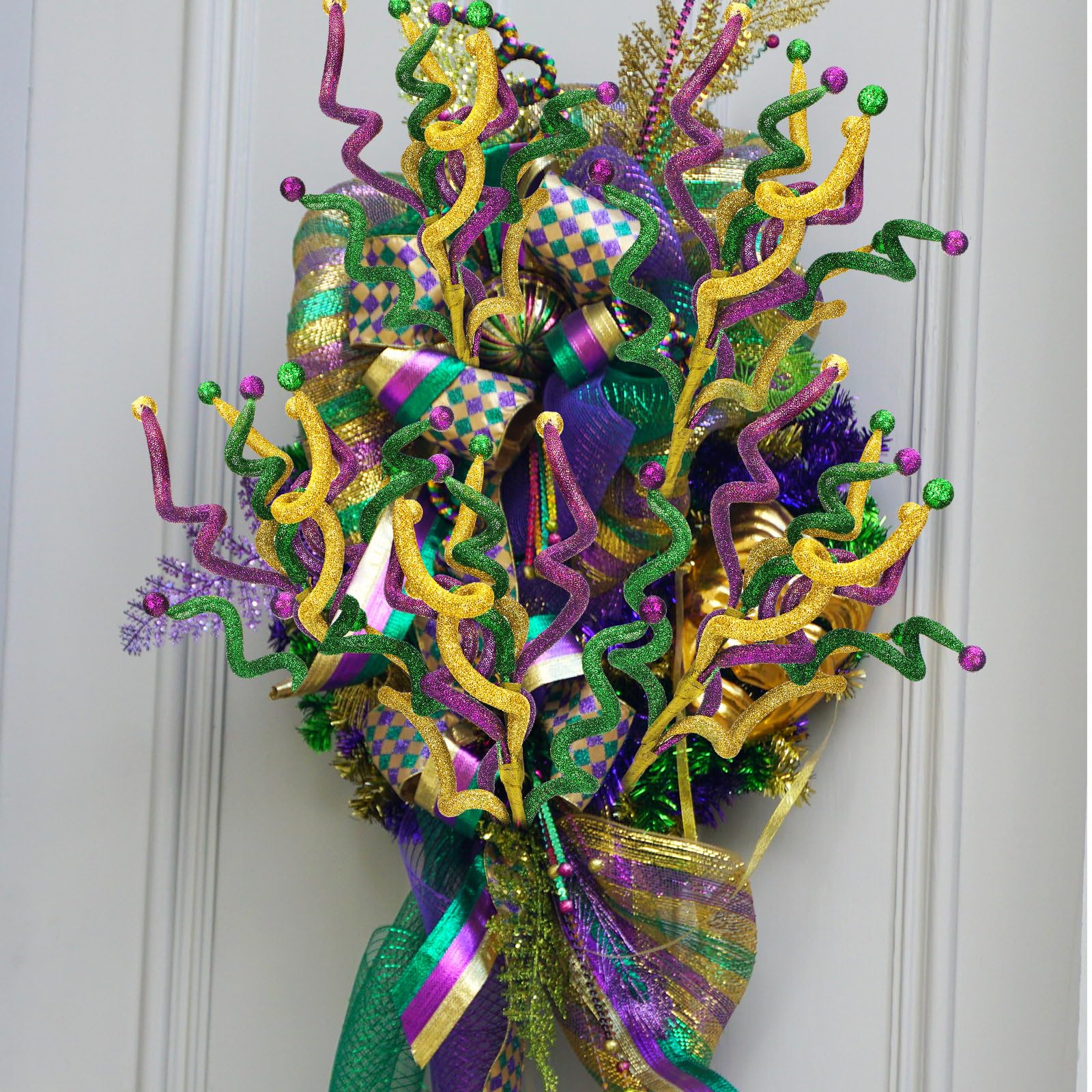 Amazon.com: Zeyune 6 Pcs Mardi Gras Decoration Picks Table