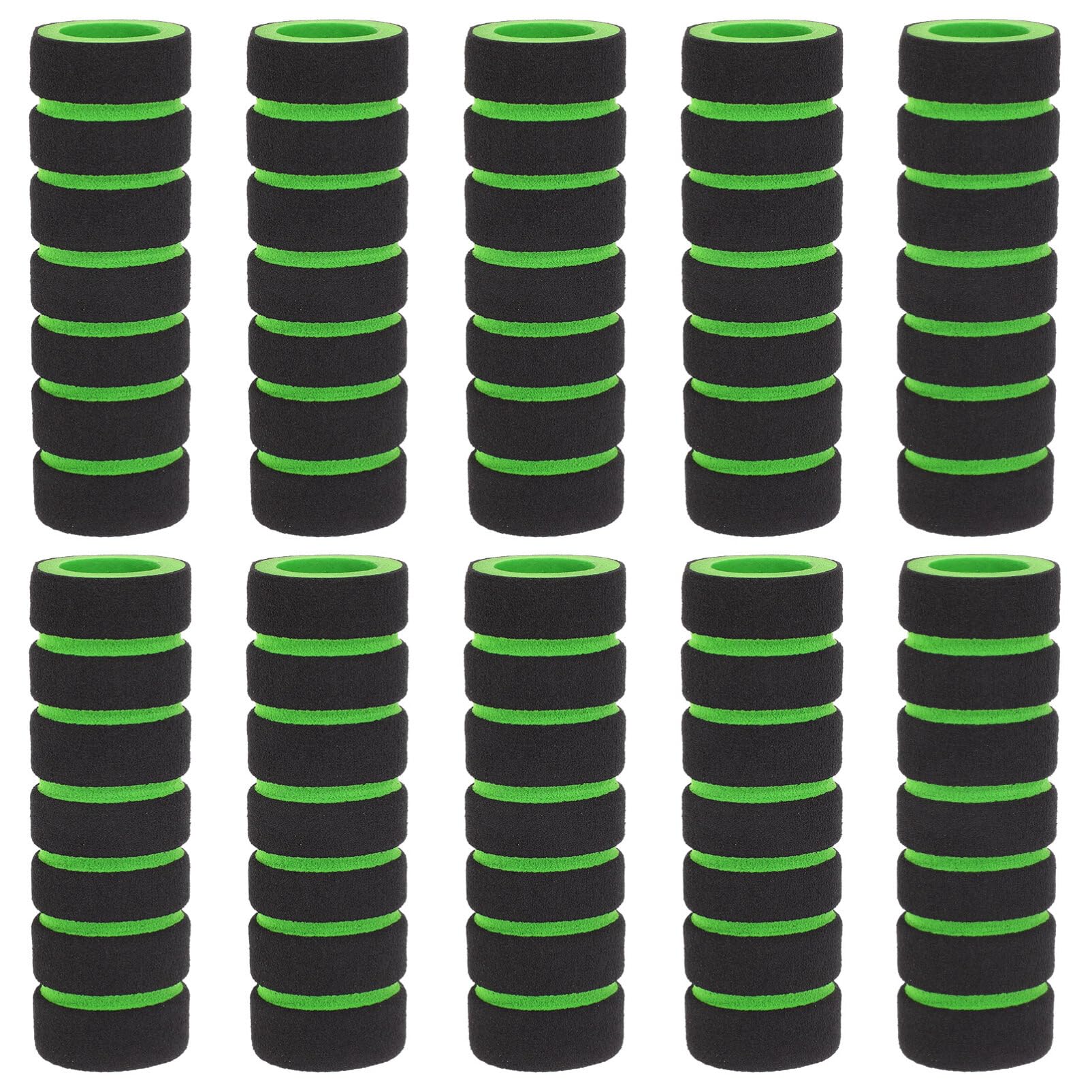 Toddmomy 10pcs Sponge Roller Pads for Leg Workout Compatible with Gym Equipment Multifunctional Design Foot Pads Replacement Accessories for Sit-ups and Fitness Training
