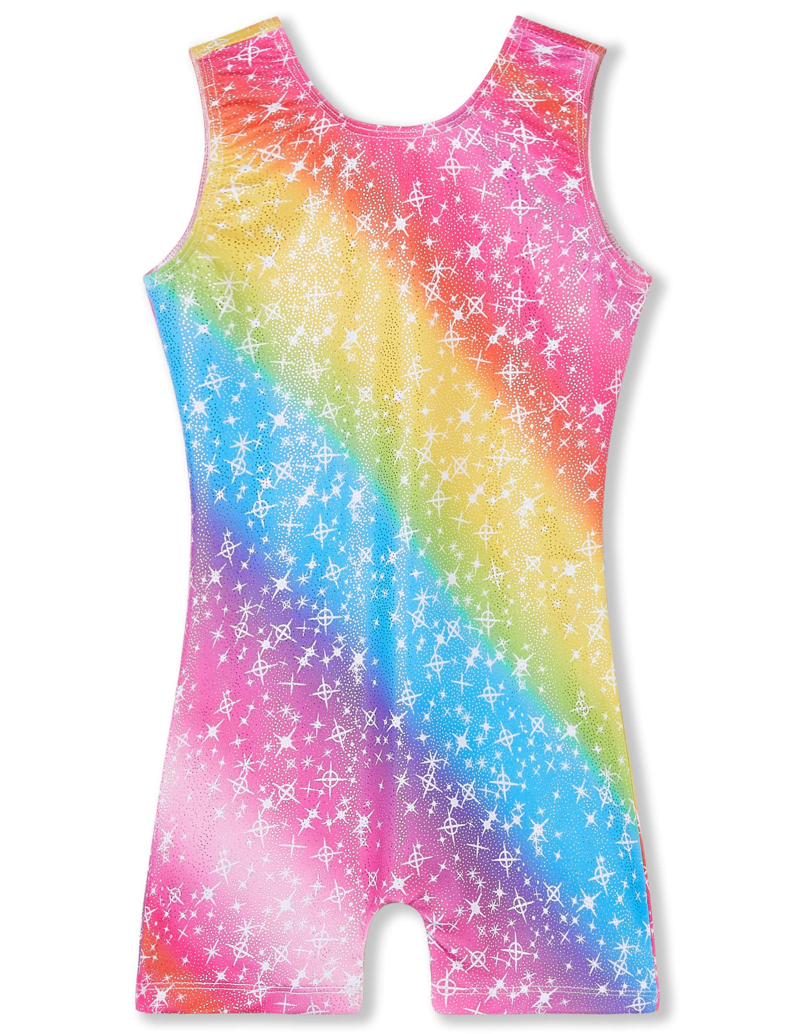 TENVDA Leotards for Girls Gymnastics One Piece Biketard（Multiple Colors）