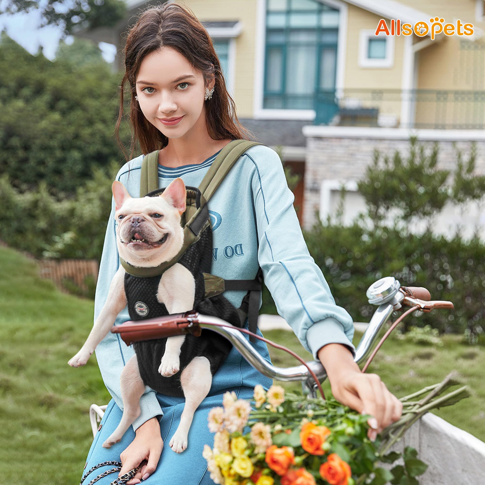 ALLSOPETS Dog Carrier Backpack for Small Medium Dogs, Lightweight - Image 2