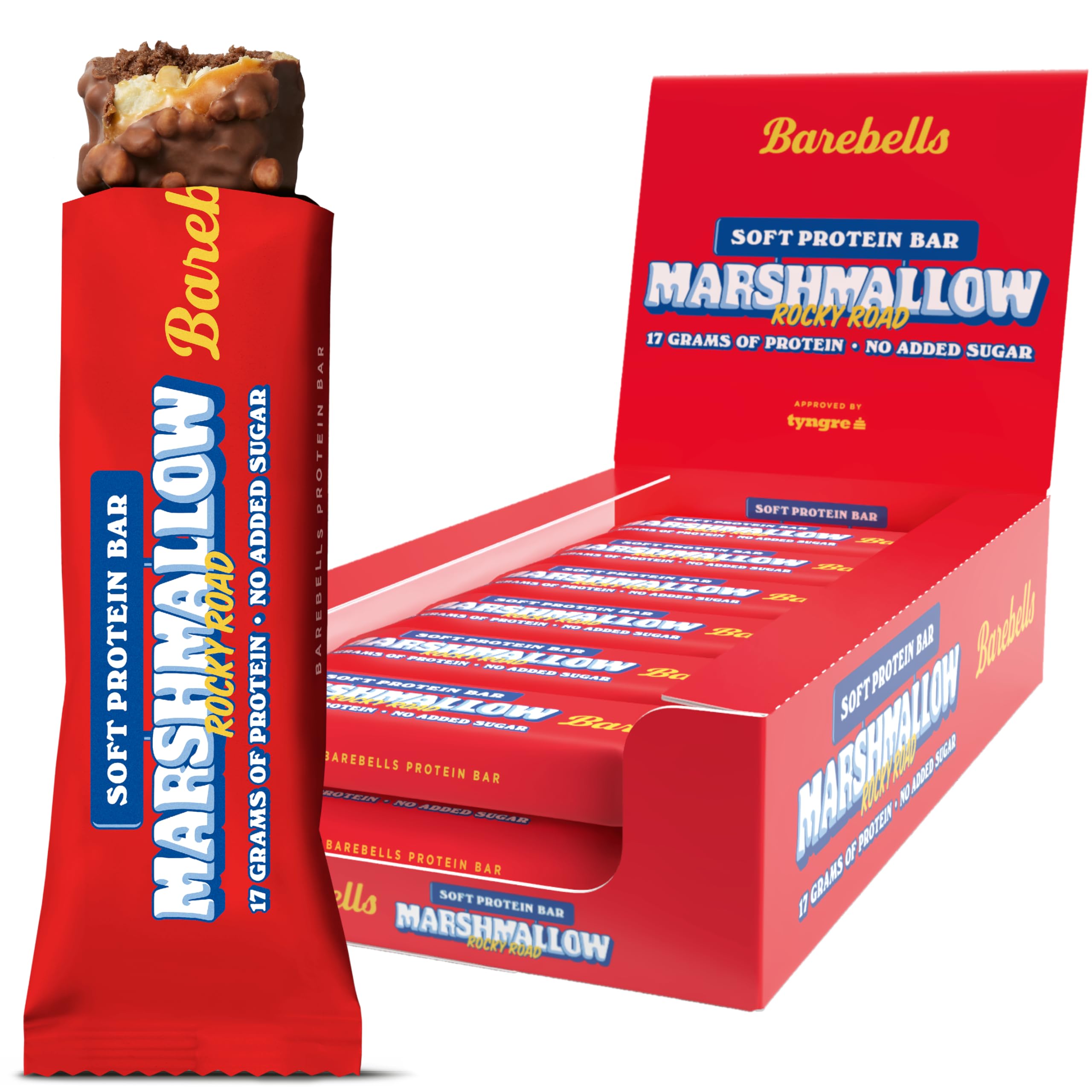 Barebells Barbells Protein Bars 55g x 12 Bars (Marshmallow)