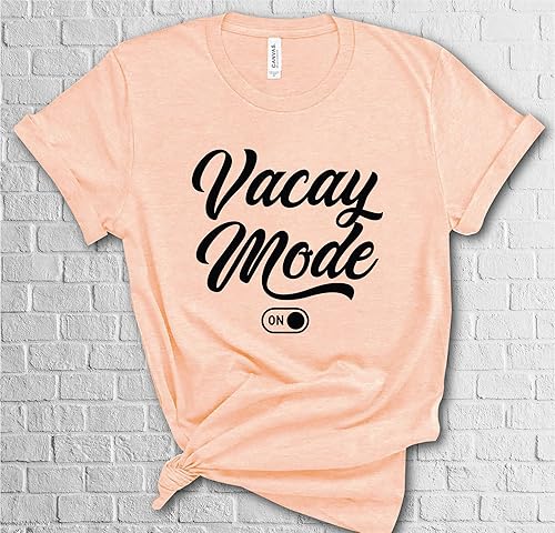 Miniatura 6 de Summer Vacation Vacay Mode On Shirt, Funny Family Vacation Gift Men Women T-Shirt, Vacay Mode Cute Vacation Summer Cruise Shirt, Vacation Summer