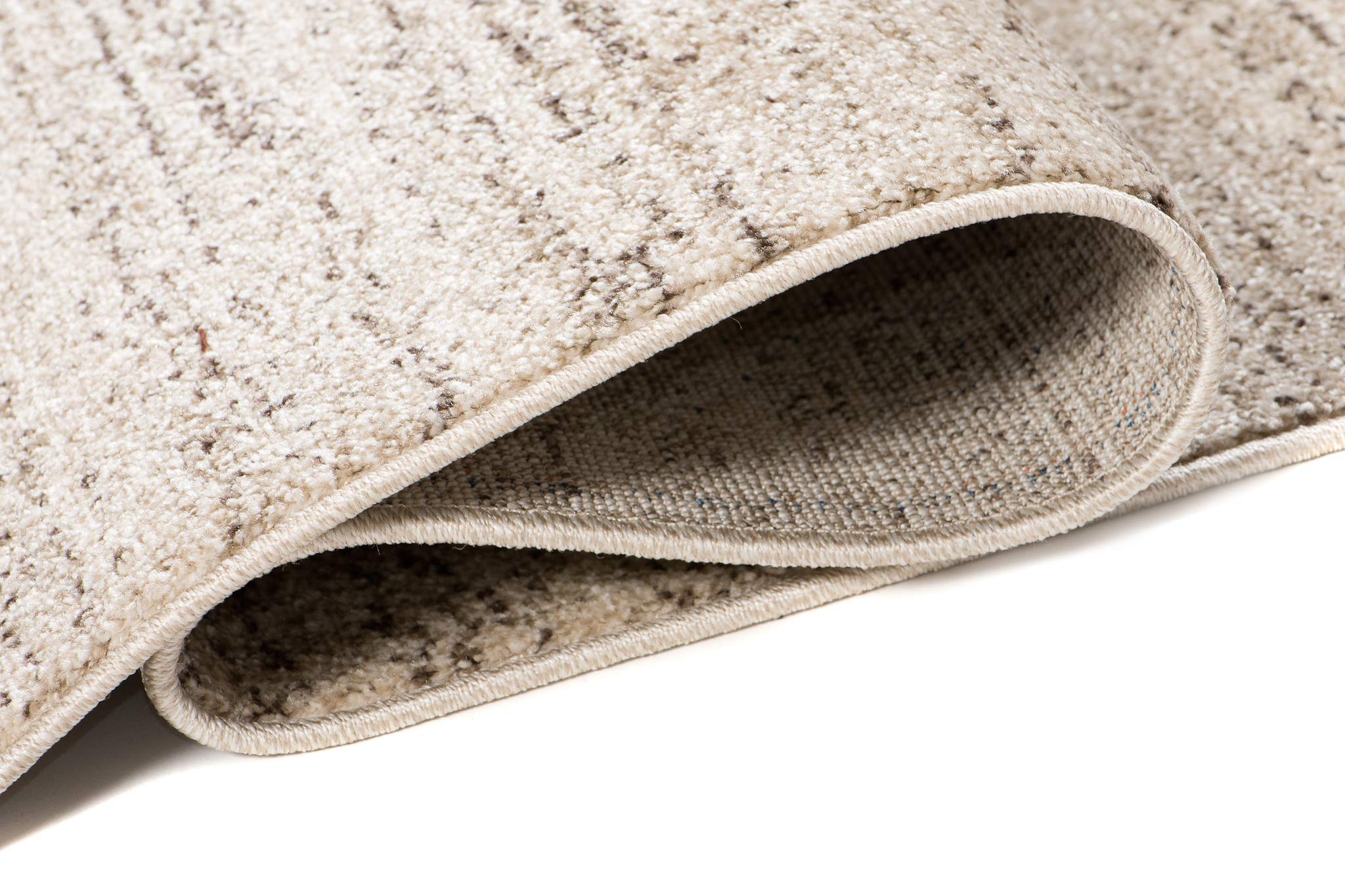Mazovia Tappeto per Corridoio - Passatoia Corridoio Moderne Astratto - Tappeto a pelo Corto per Ingresso, Salotto - Certificato Oeko-Tex - Corridore a Metro - Crema 70x400cm