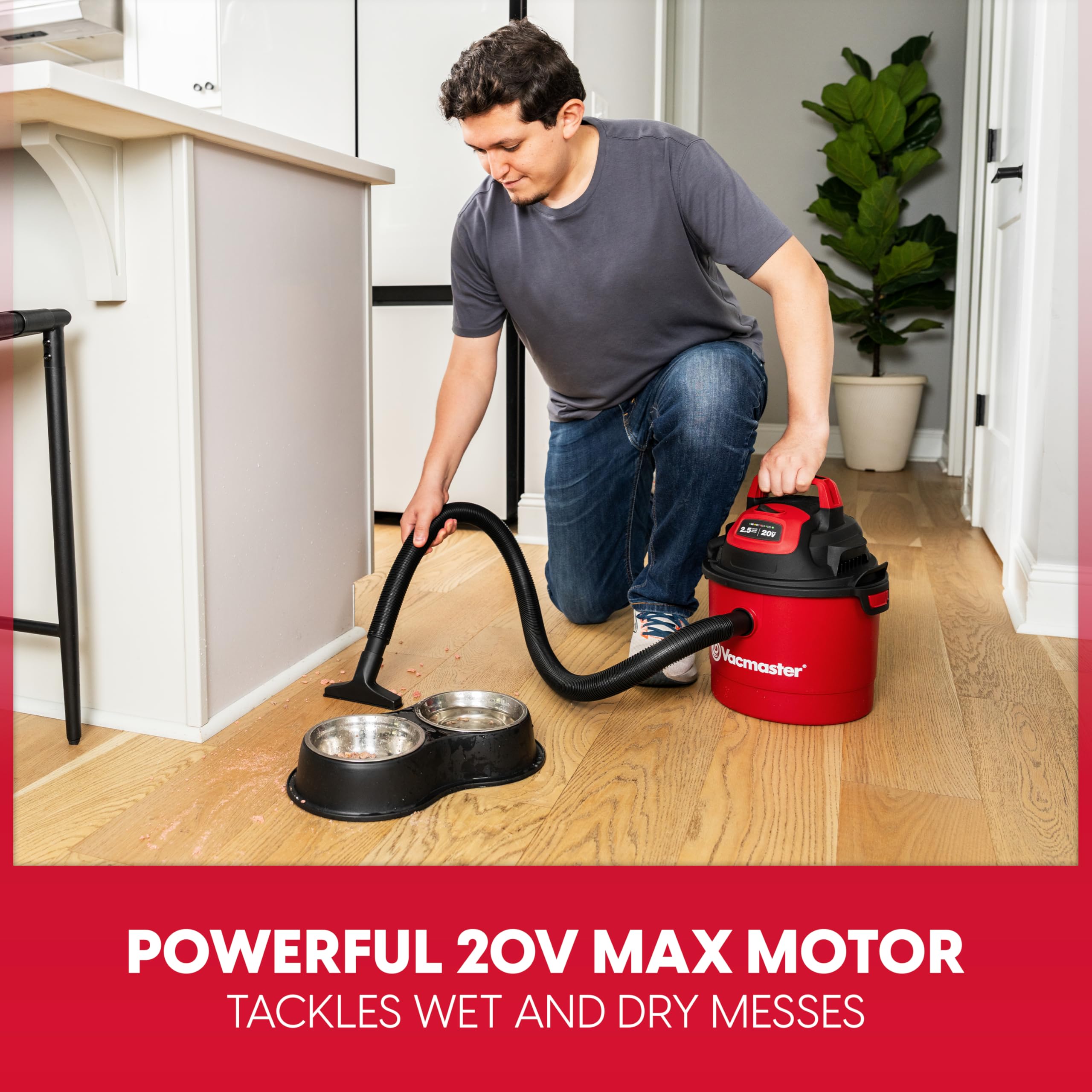 Vacmaster 2 5-Gallon 20V Cordless Wet Dry Vac - DVOM202P 1101 — view 4