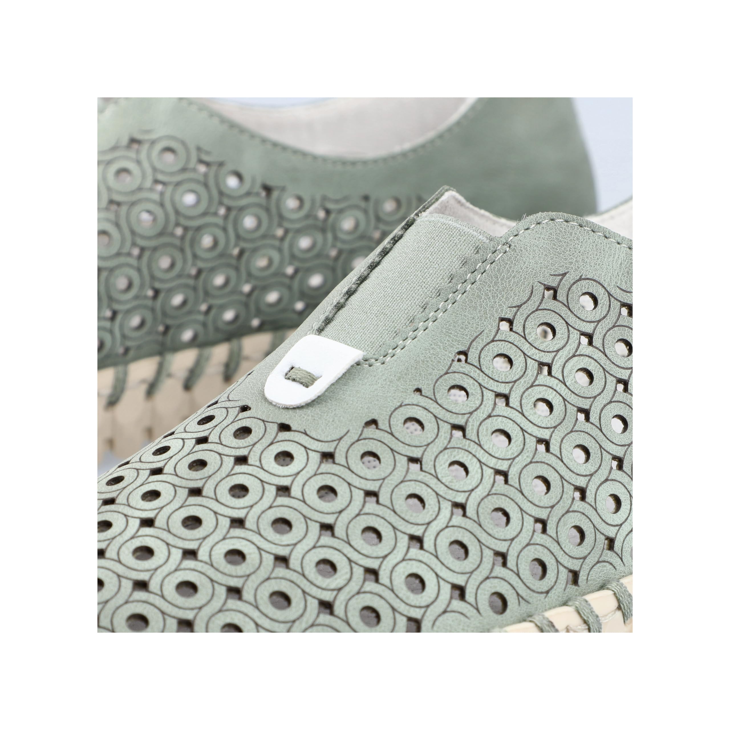 Rieker Slipper Menta Finta Pelle