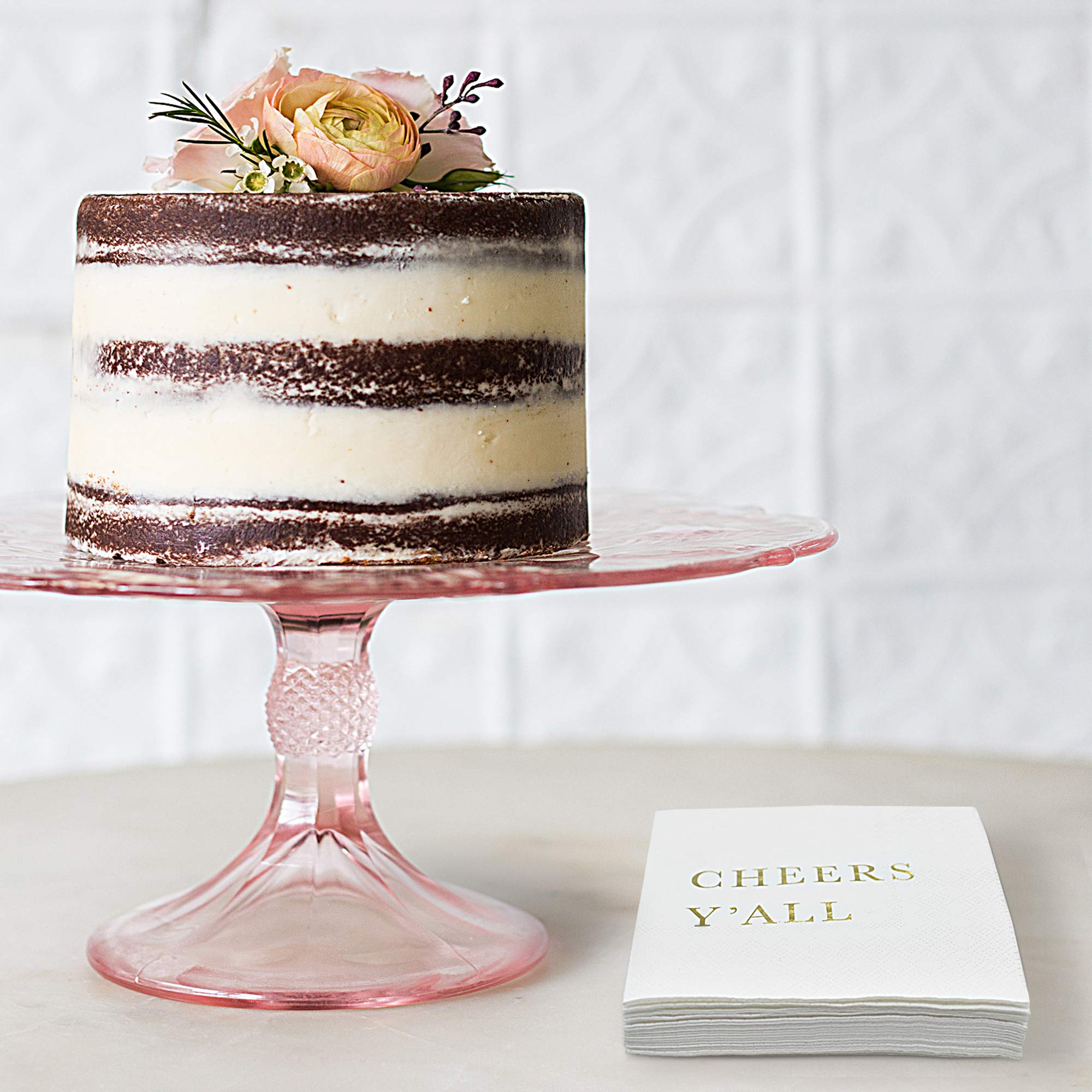 ゴールドの箱入りペーパーカクテルナプキンでCaspariの歓声ボックスあたり40 Caspari Cheers In Gold Boxed