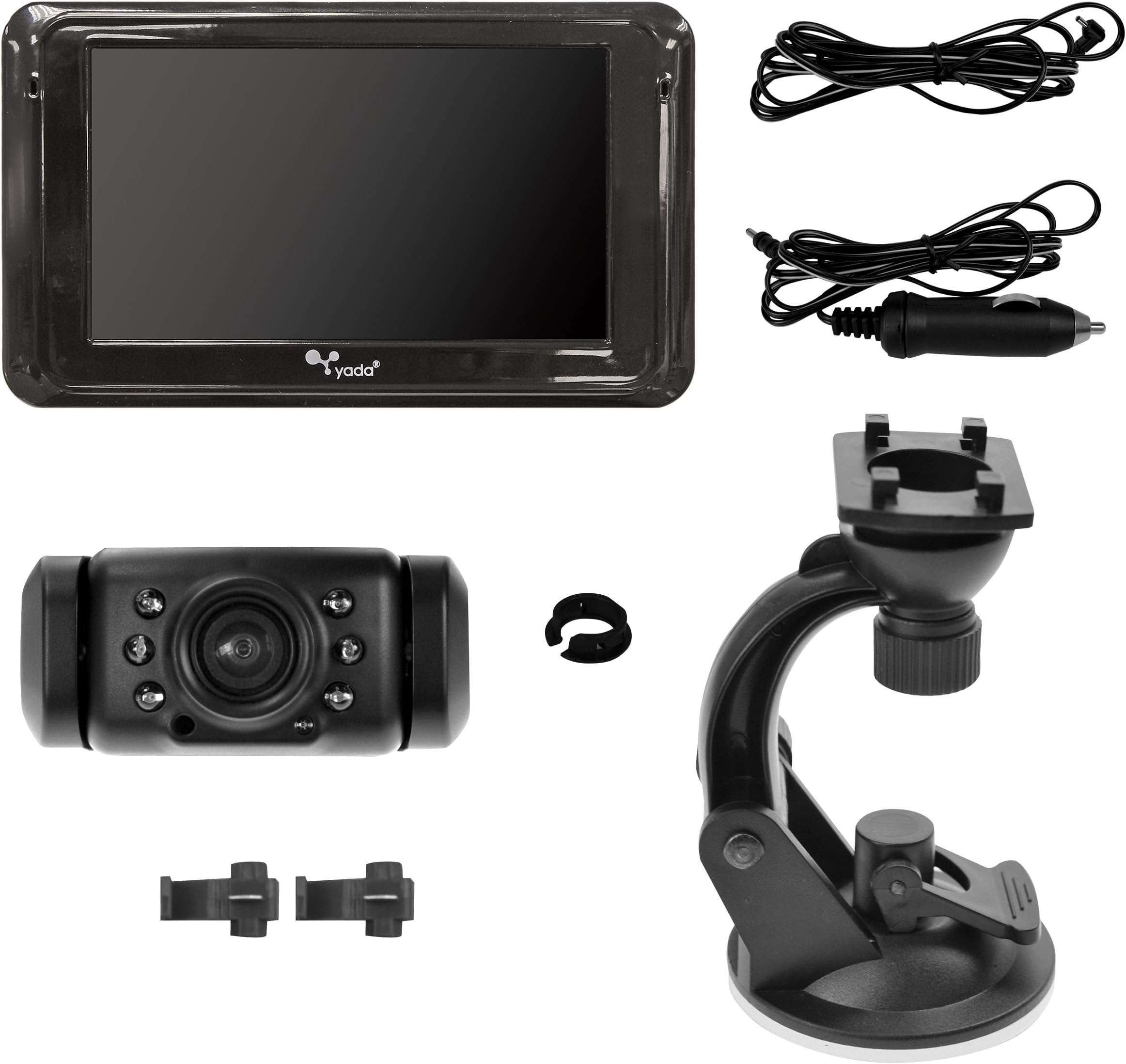 Yada YBT5486050 Back Up Camera with Dash Monitor, Black, 5 Inches