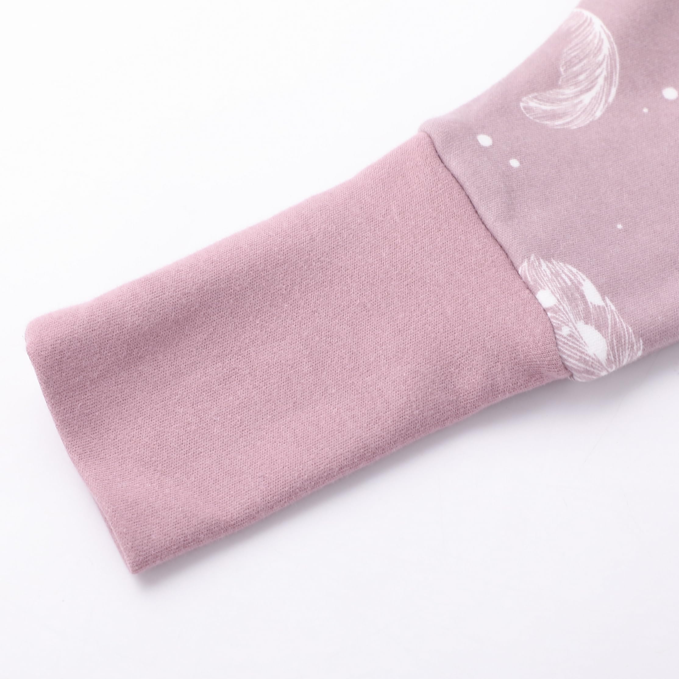 Owlivia 1.0 Tog 100% Organic Cotton Baby Sleeping Bag with Feet Toddler Sleeping Bags with Legs Sleeveless Wearable Blanket for All- Season Comfort(Feather Mauve - Image 4