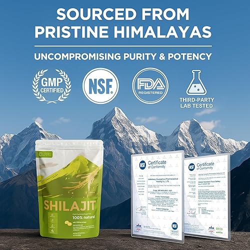 Miniatura 7 de Gomitas Shilajit con sabor a limón, gomitas puras de Shilajit del Himalaya para hombres y mujeres, impulso de energía y apoyo inmunológico, 3000 mg