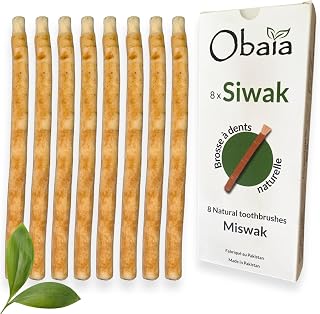 Siwak Sticks 100% natürlich, 8 Stück, Miswak