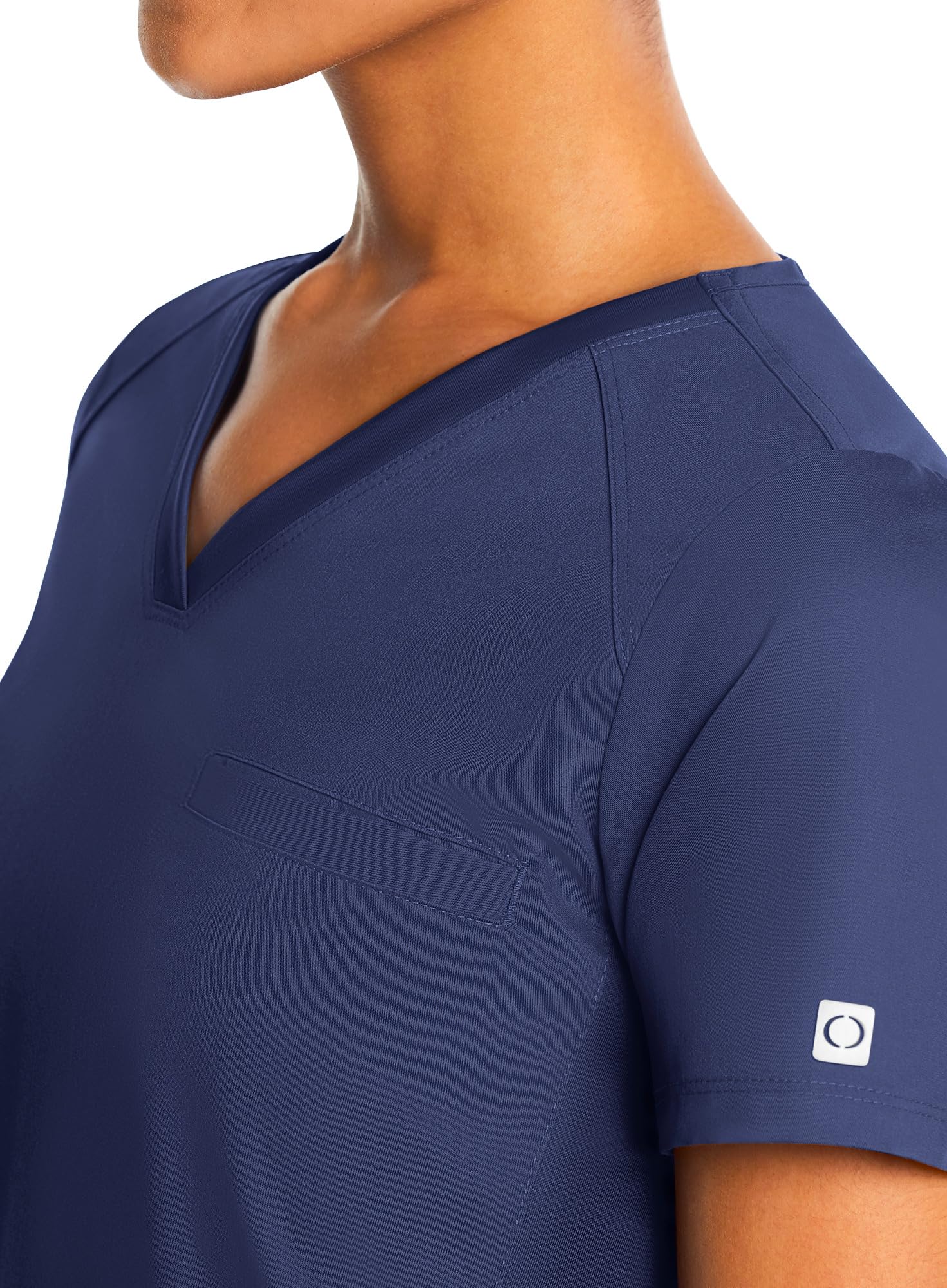 Maevn EON Sport Women’s Tuckable V Neck Top Navy