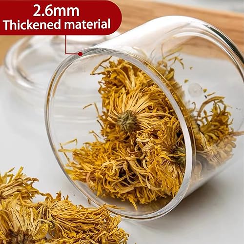 Miniatura 5 de Tarro acrílico transparente de cocina con tapas herméticas, tarros de boticario, contenedores de almacenamiento de alimentos a granel para baño,