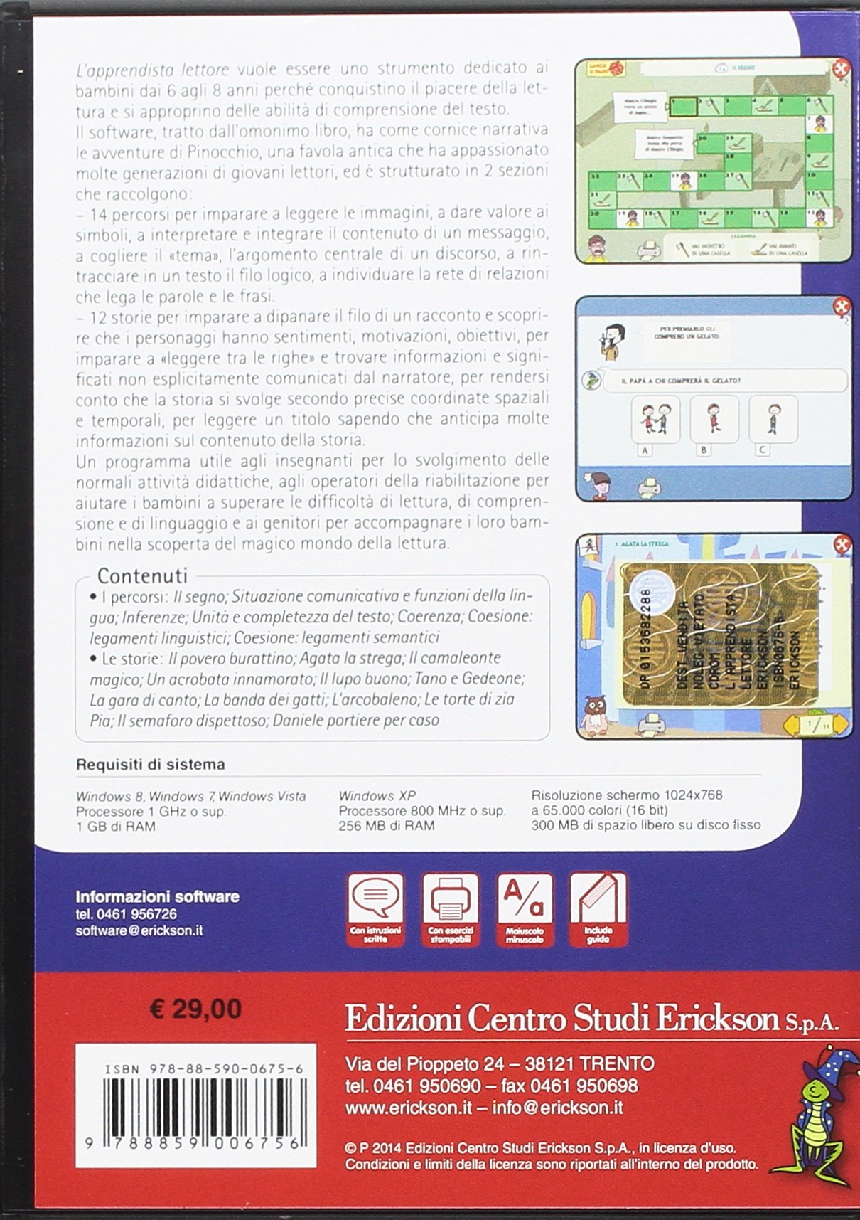 L'apprendista lettore. Percorsi di avviamento alla comprensione del testo. CD-ROM