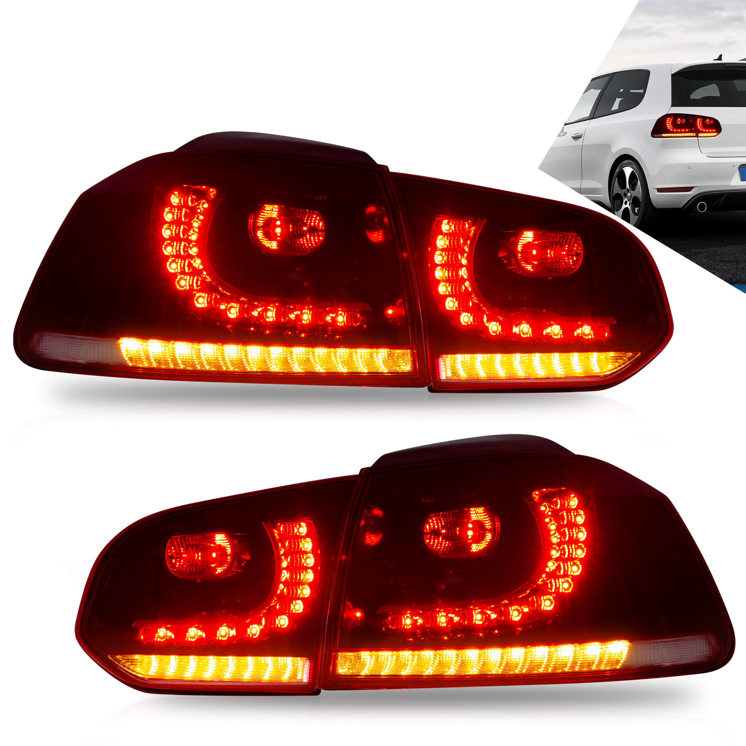 Buy VLAND Tail Lights Assembly Fit for Volkswagen Golf6/MK6 20082013