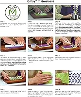 Vista 3 de Marvelous Molds ABC Blocks Silicone Onlay Decoración de pasteles con fondant y pasta de goma de mascar, chocolate para modelar y más.