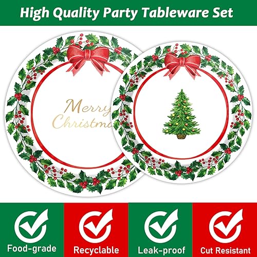 Vista 31 de gisgfim 96 Pcs Thanksgiving Fall Plates and Napkins Party Supplies Autumn Leaves Tableware Set Thanksgiving Pumpkin Maple Party Decorations Favors