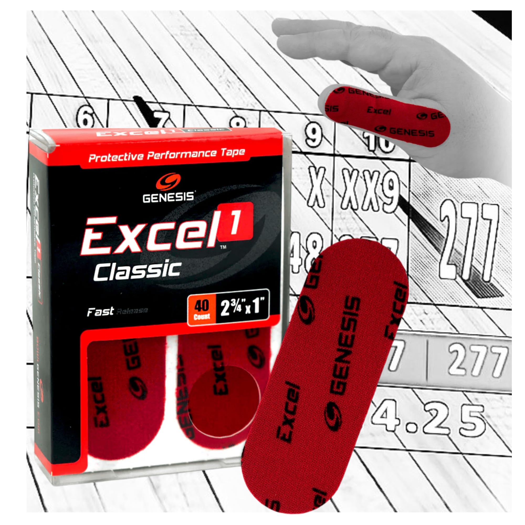 Genérico U-Turn Sport * Excel Classic, Verstellband; Schutz und Freigabe; für Bowling; Bälle; Wartung; Bowling-Zubehör.