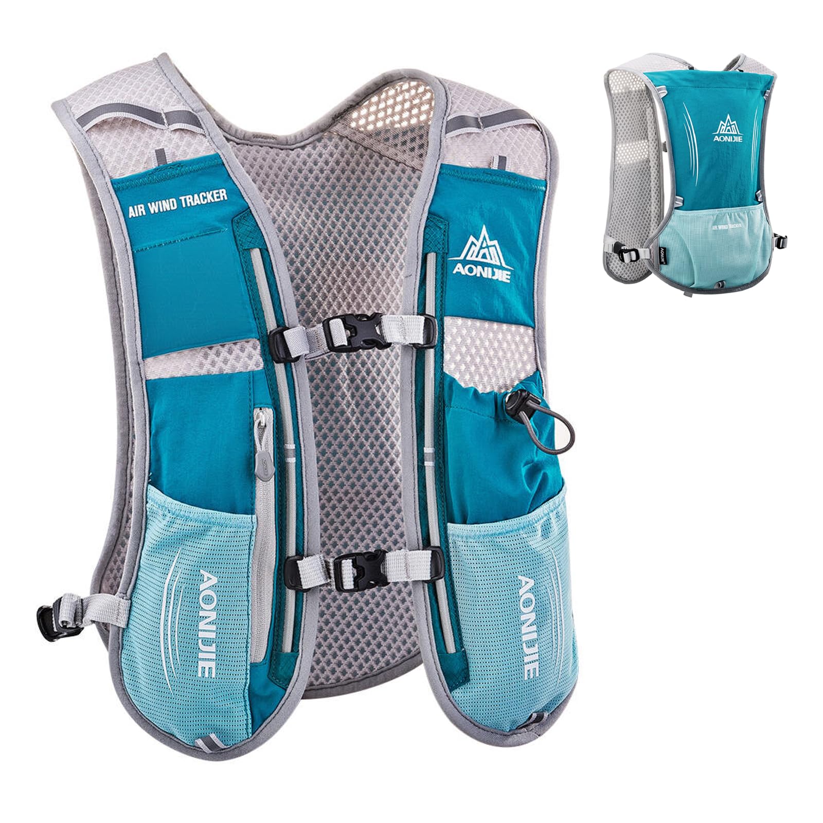 TRIWONDER Hydration Running Vest Backpack, Lightweight Water Pack for Men Women Hydration Backpack for Trail Race, Hiking, Cycling, Climbing, Camping,