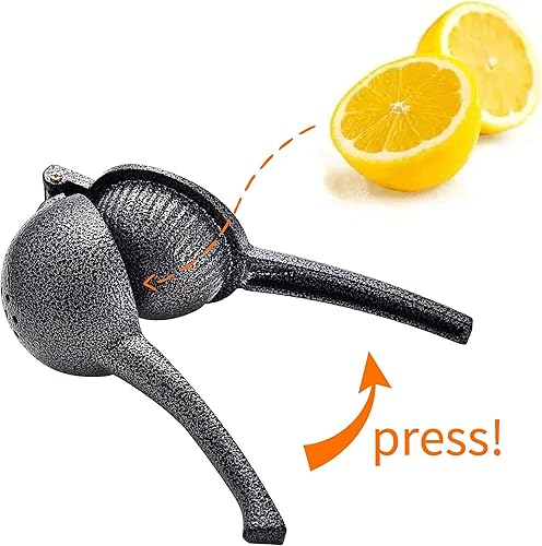 Miniatura 5 de ARC - Exprimidor de lima de hierro fundido, exprimidor de limón, exprimidor de mano resistente para naranjas, granadas, limones y limas (3.5