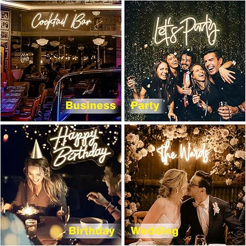 Miniatura 2 de Letrero de neón personalizado, luces LED de neón personalizadas para decoración de pared, letrero de nombre de neón personalizable para dormitorio,