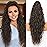 ORSUNCER Ponytail Extension Claw 22 Curly Pony Tail Clip in Claw Hair Extensions Fluffy Natural Looking Synthetic Hairpiece for Women Dark Brown