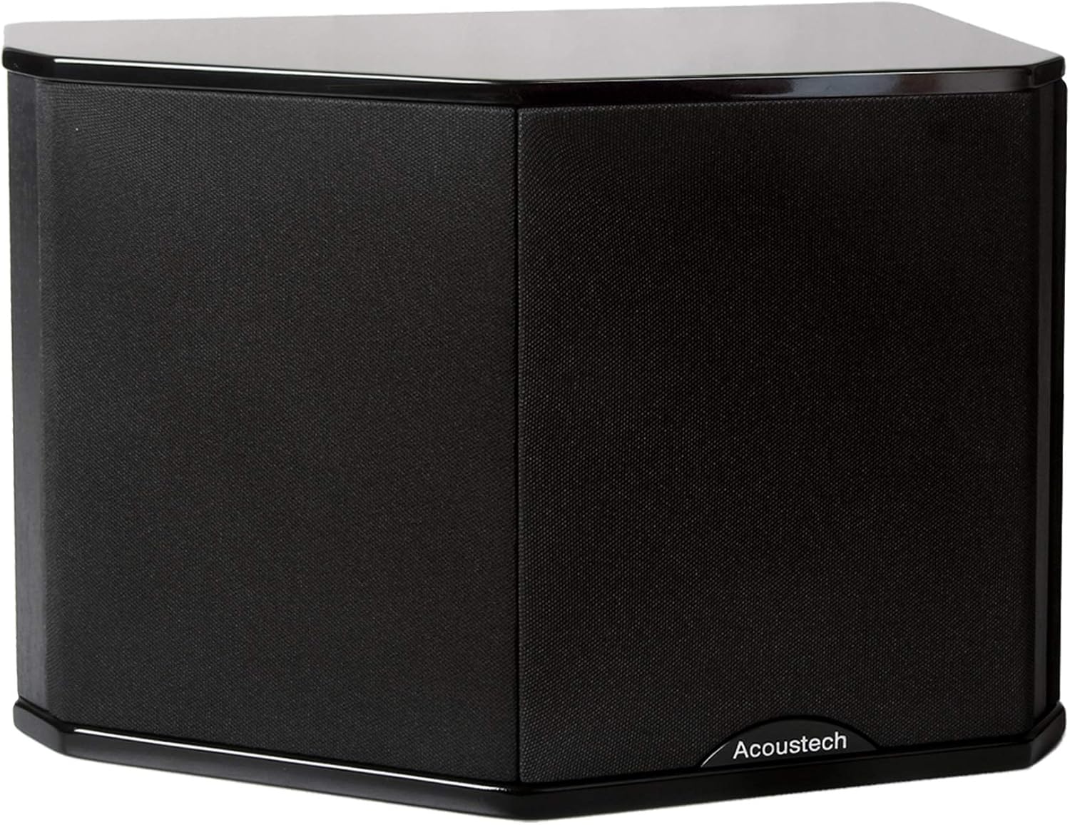 Davant view of the BIC Acoustech PL-66 speaker with the protective grille attached.
