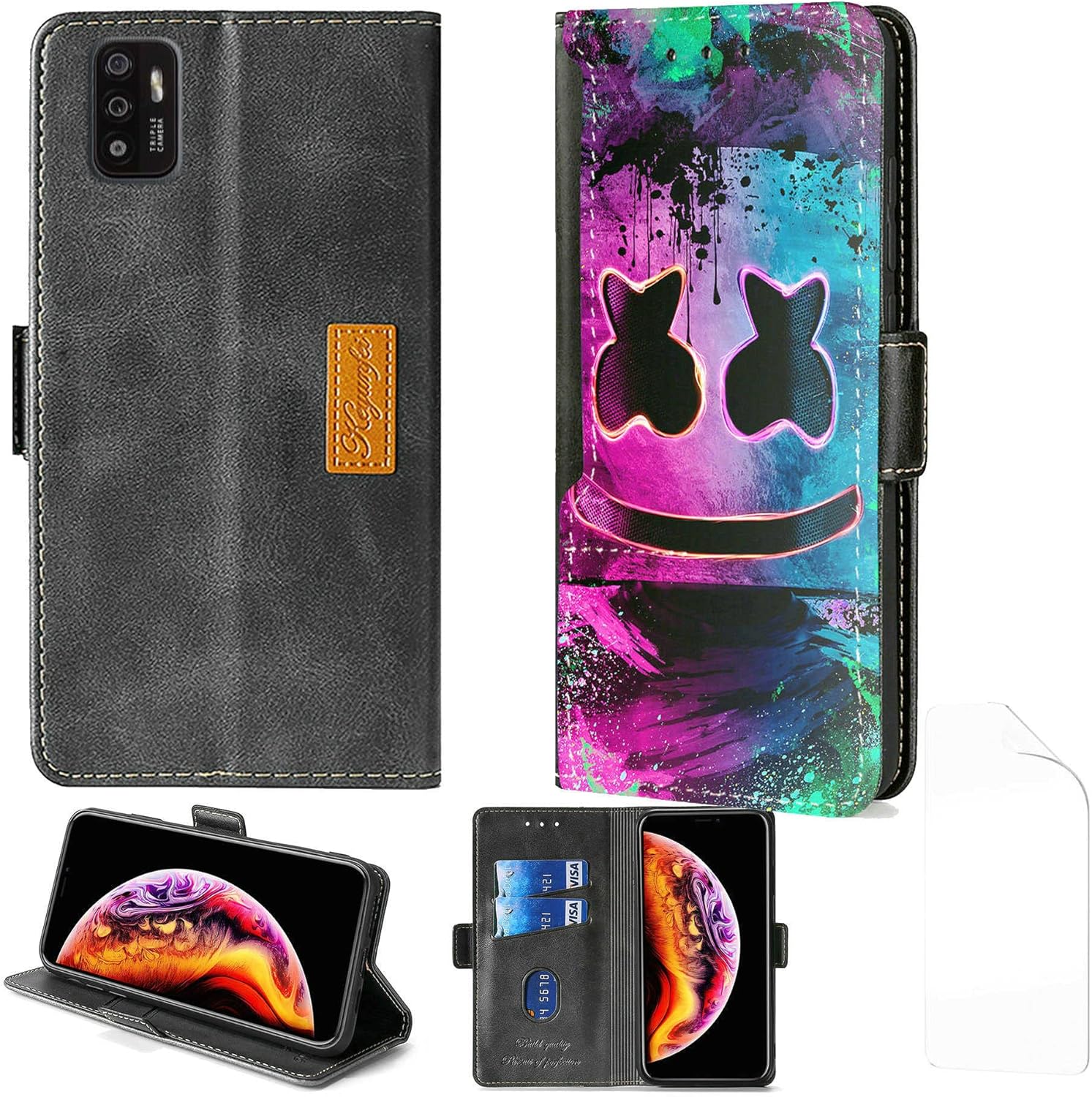 Flip Case Compatible for ZTE ZMax 11 Z6251 Case Consumer